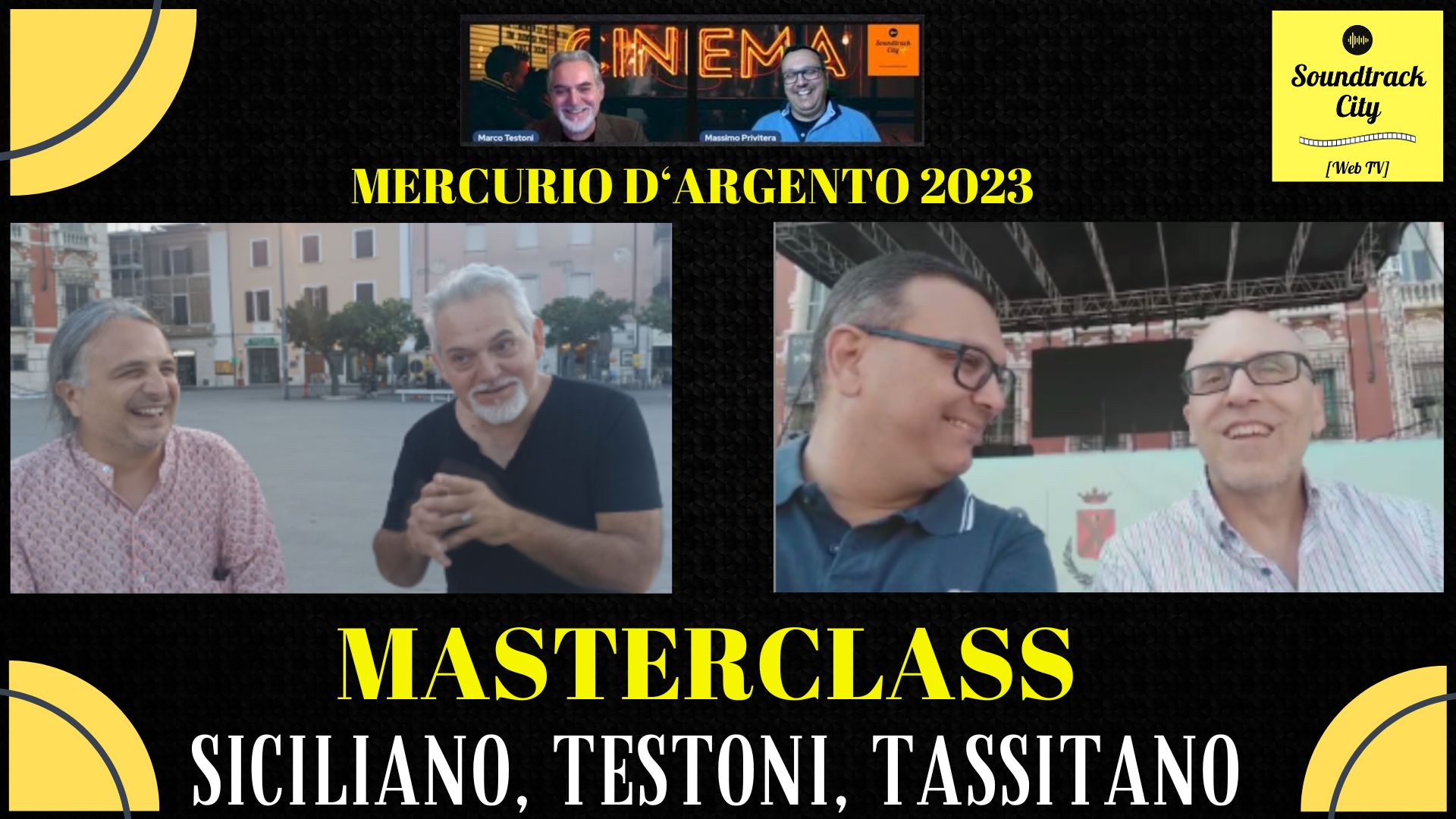 locandina spundtrack city mercurio 2023 masterclass