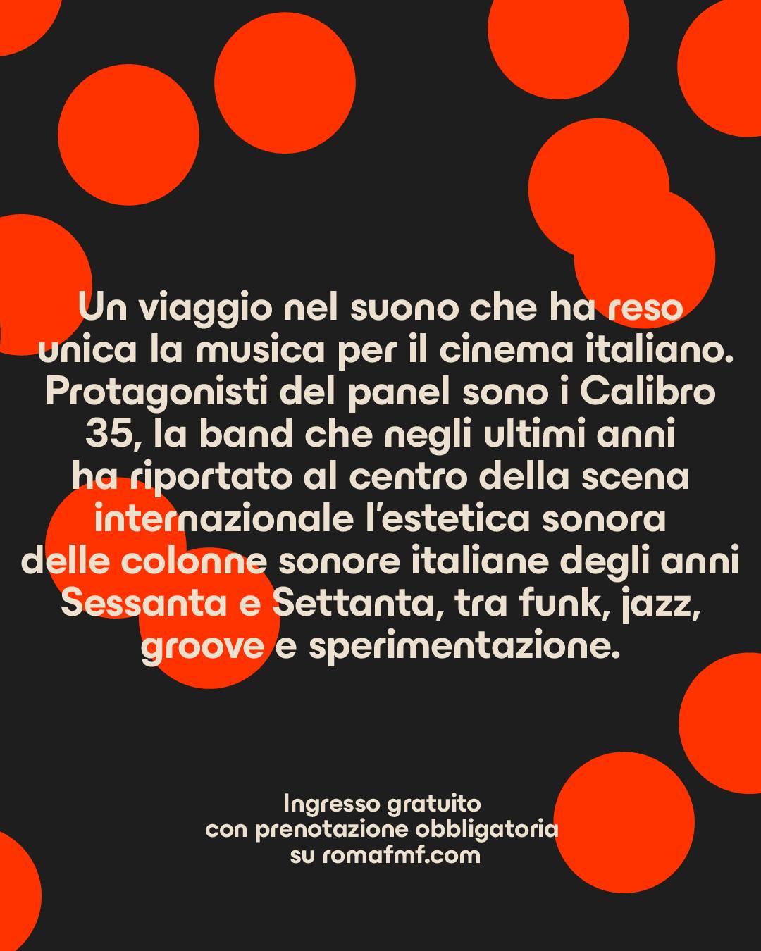 ColonneSonore.Net locandina talk calibro 35 rfmf 2026 2