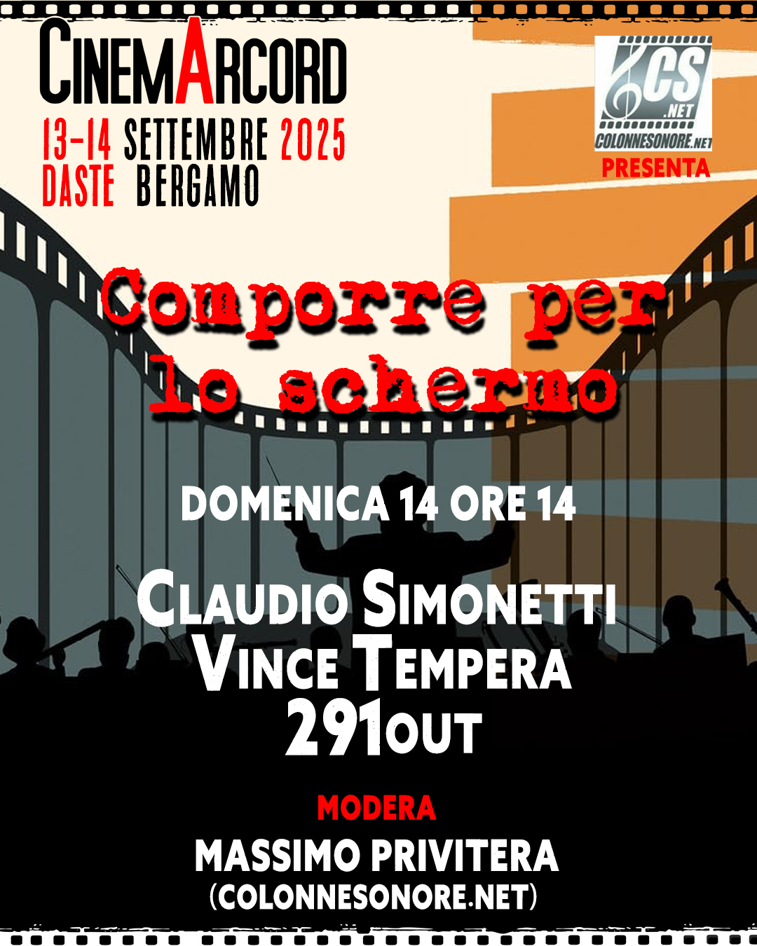 locandine cinemarcord 2025 2