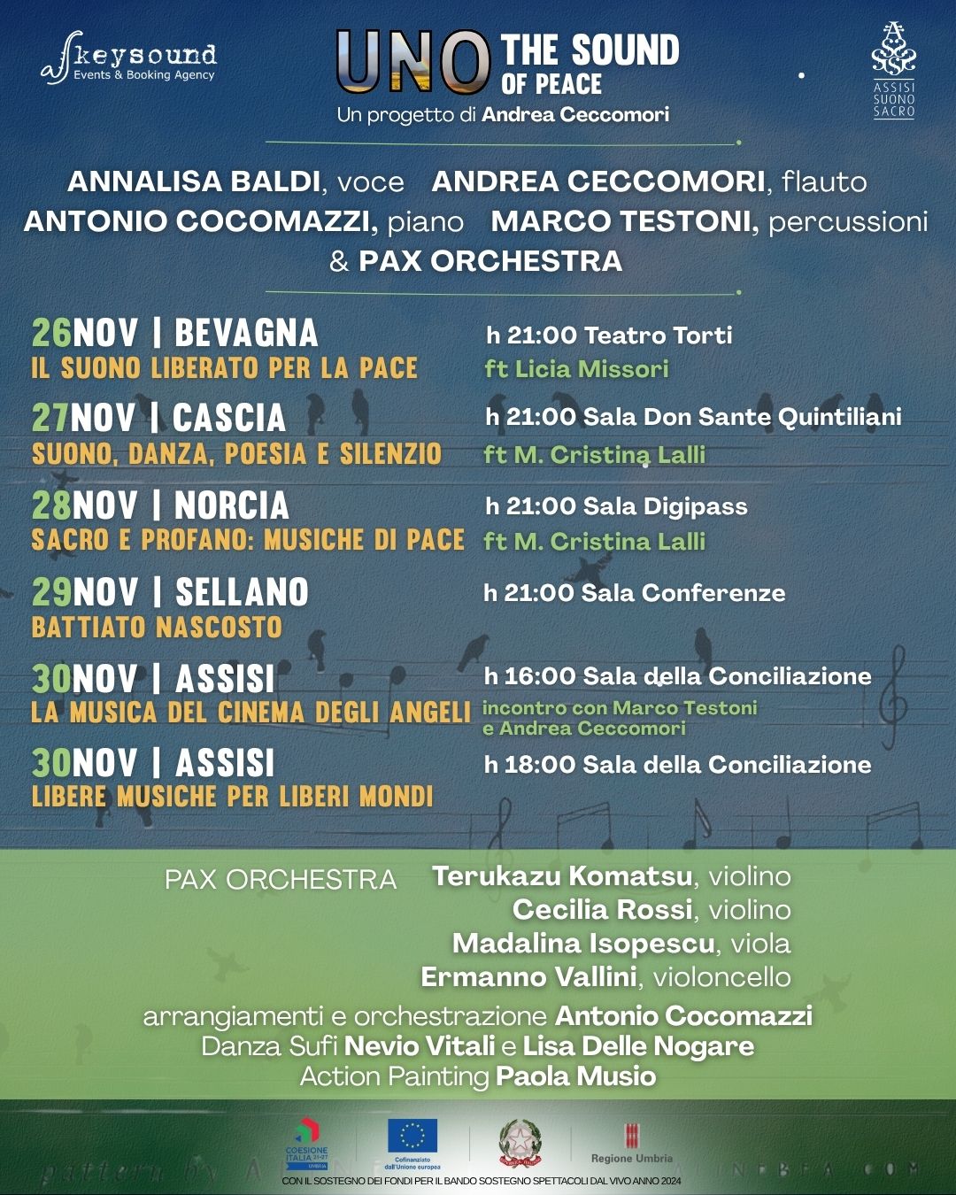 ColonneSonore.Net locandine marco testoni sound of peace tour 2