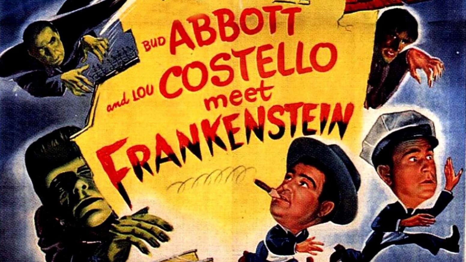 locandina abbott and costello frankenstein