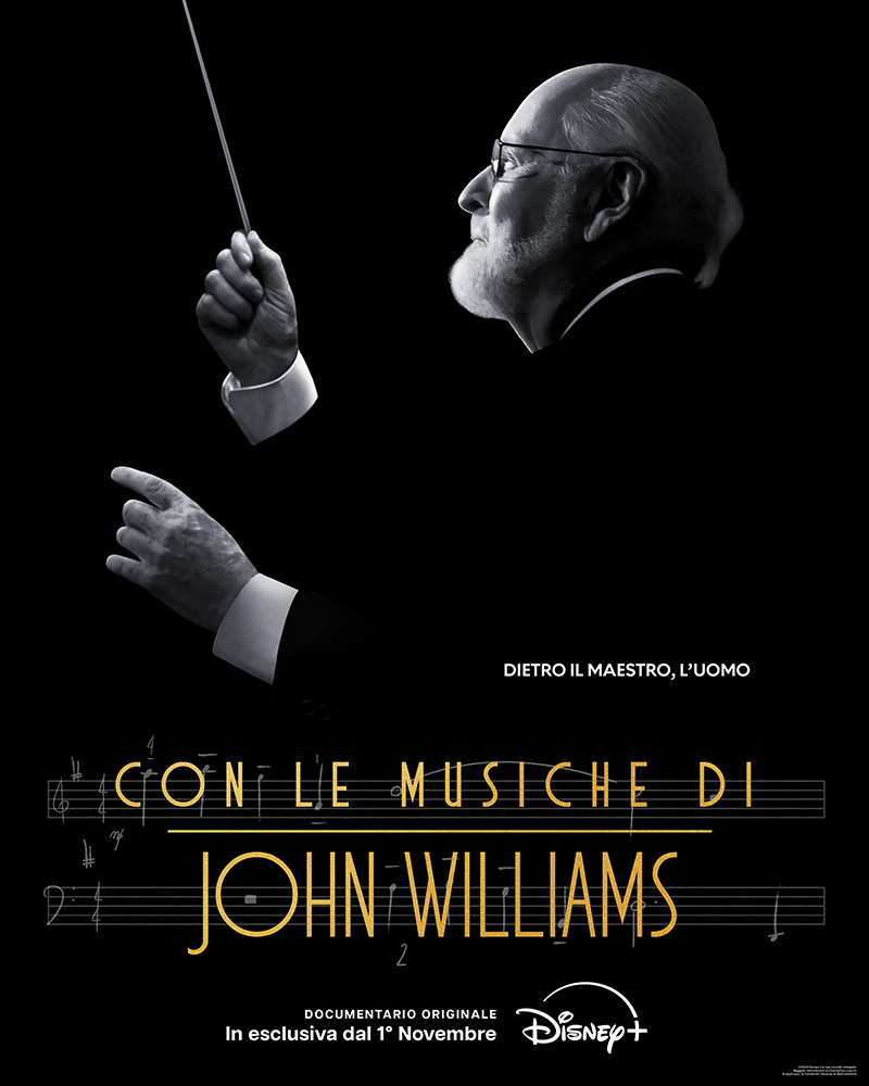 locandina con le musiche di john williams