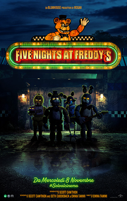 locandina five nights at freddys