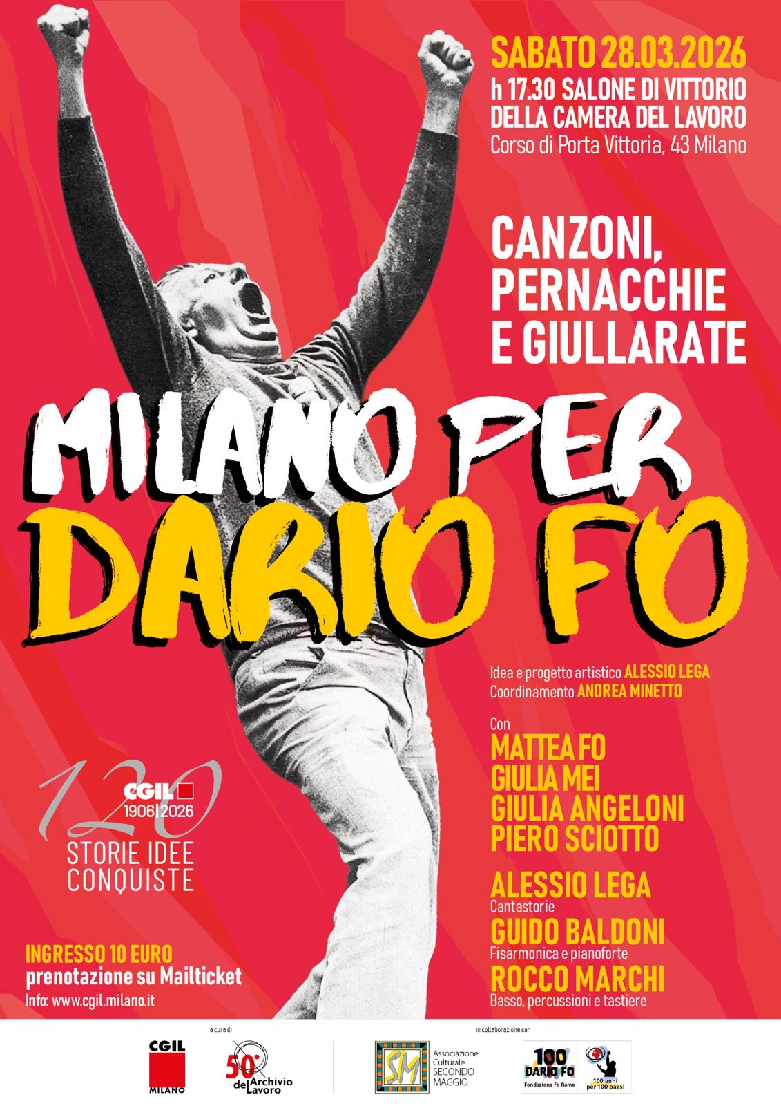 ColonneSonore.Net locandina milano per dario fo