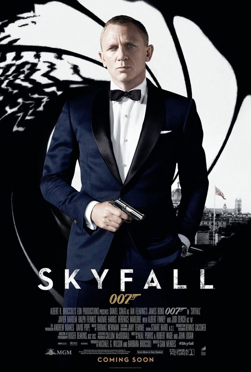 locandina skyfall 007