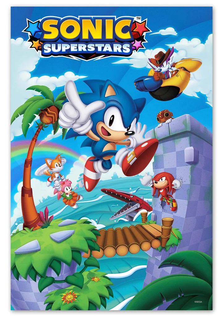 locandina sonic superstar