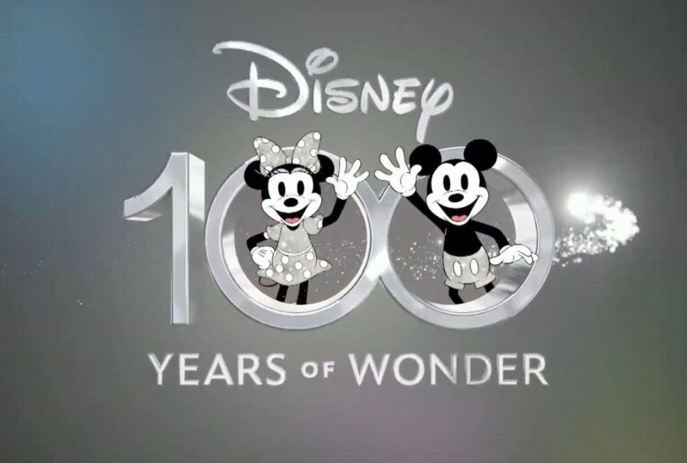 logo disney 100 anni di meraviglia