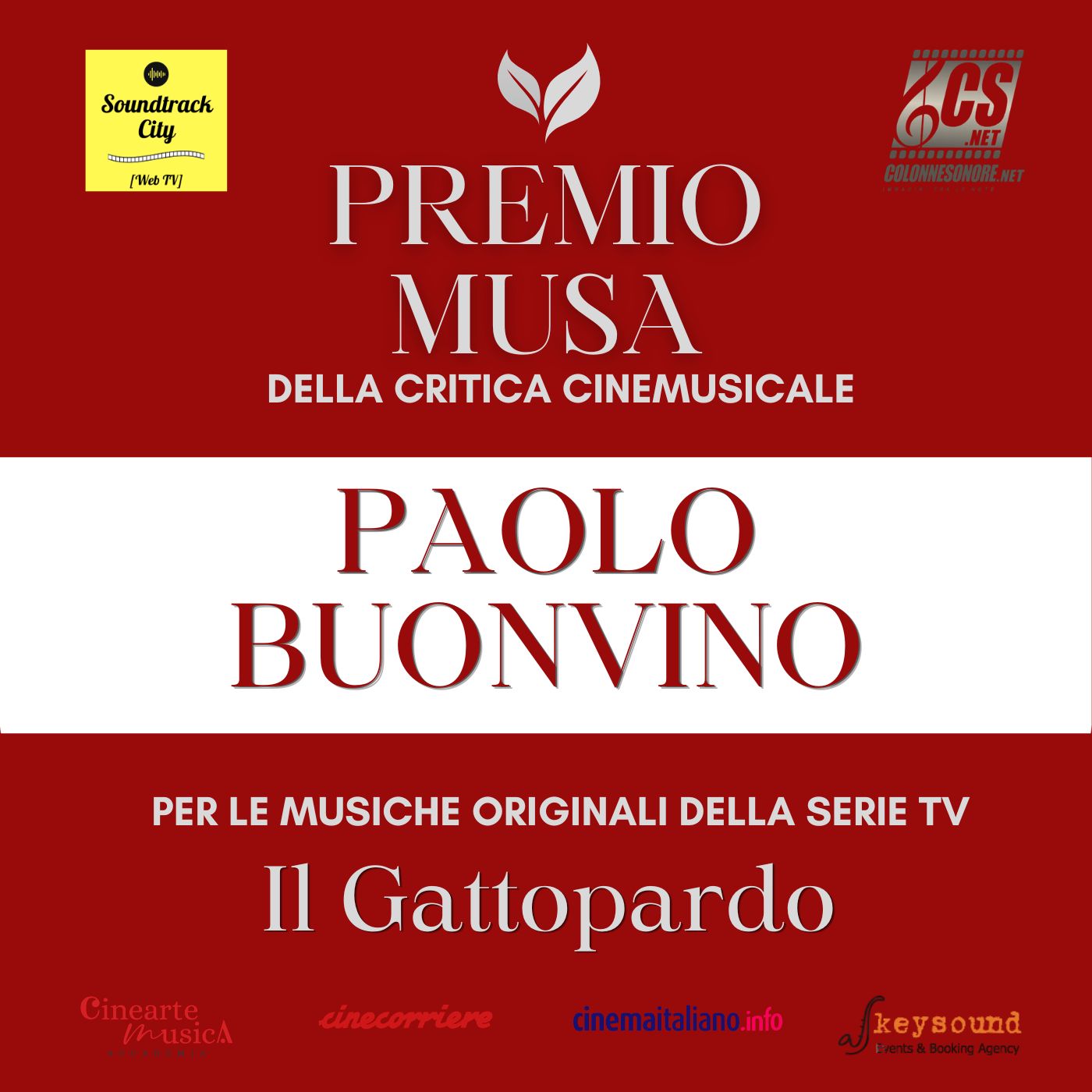 ColonneSonore.Net logo premio musa 2026 vincitori buonvino